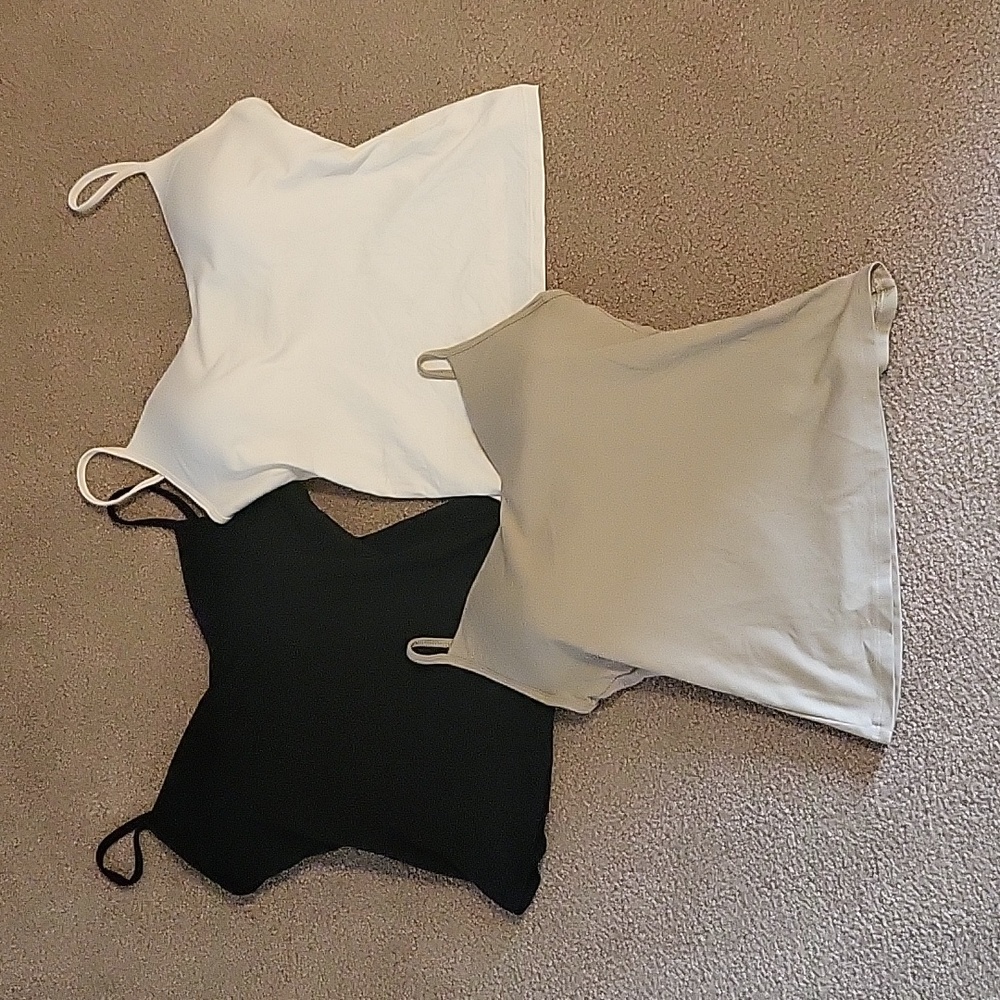 3 New York and Company Camisoles. Size medium.